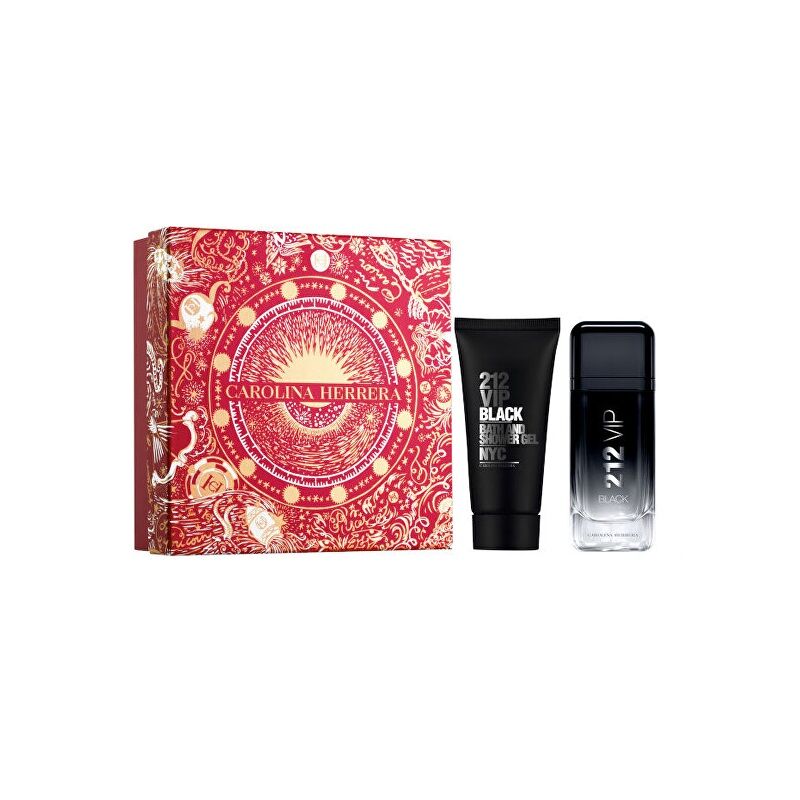 Carolina Herrera 212 VIP Black EDP мъжки комплект - Image 1